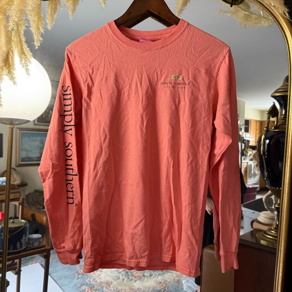 Simply Southern Fall Graphic Pink Long Sleeve Shirt - Picture 2 of 5